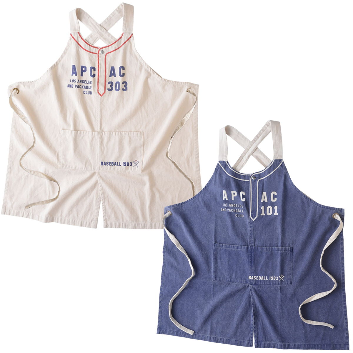 【AND PACKABLE】ユニフォームエプロン