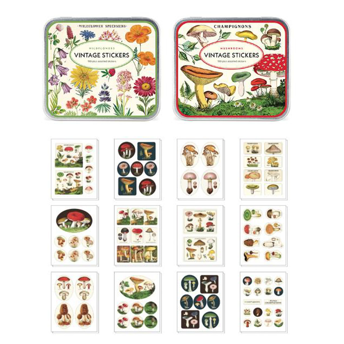 【CAVALLINI】カバリーニ ビンテージステッカー(缶入)