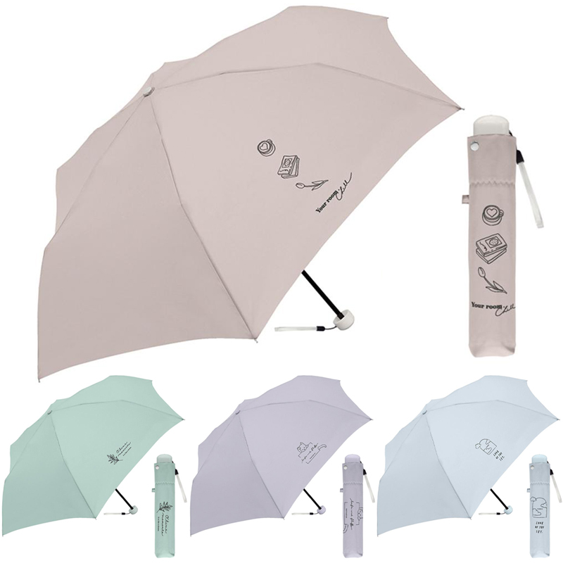 【クラックス】CRUX ワンポイントくすみカラー 55cm 折り畳み傘