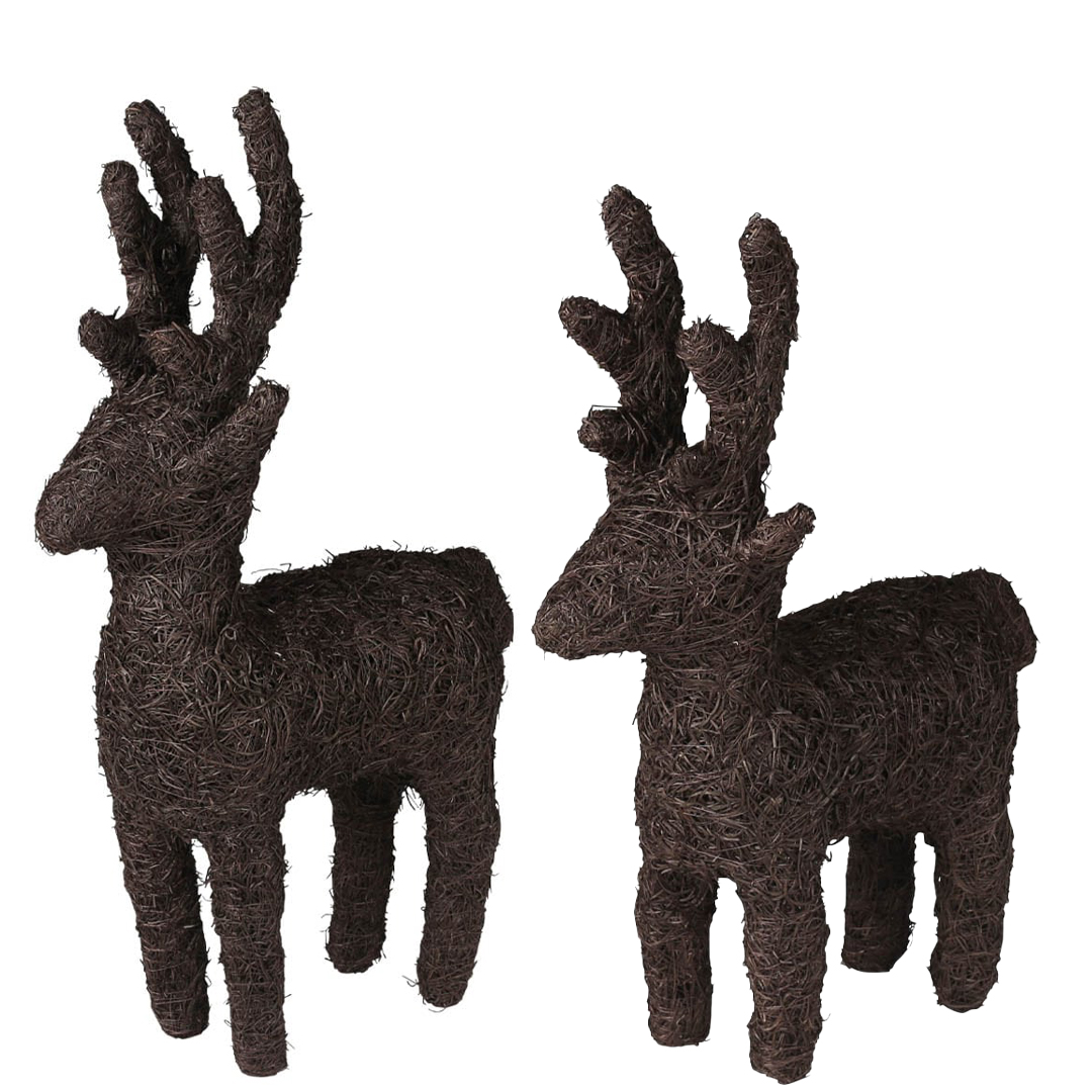 《予約：10月以降入荷》【DULTON】ダルトン クリスマス FIBER DECO REINDEER STANDING トナカイ