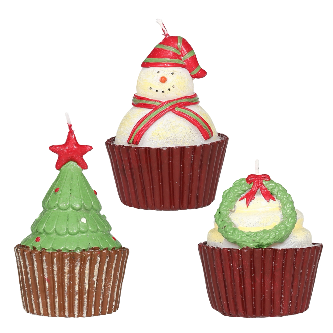 《予約：10月以降入荷》【DULTON】ダルトン クリスマス CRAFT CANDLE SNOWMAN TREE WREATH キャンドル ツリー スノーマン ケーキ