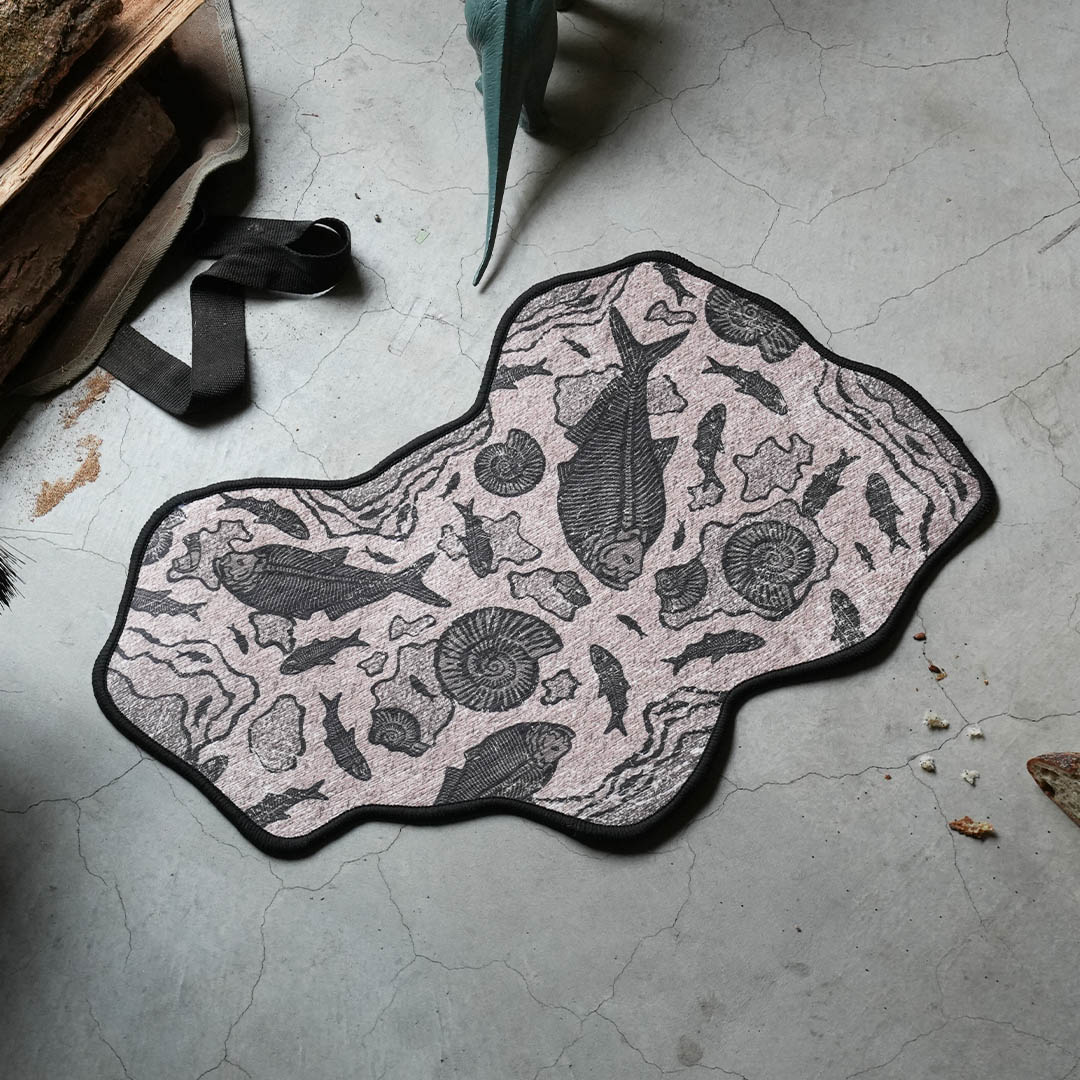 【DULTON】ダルトン FOSSIL MAT マット 化石 恐竜