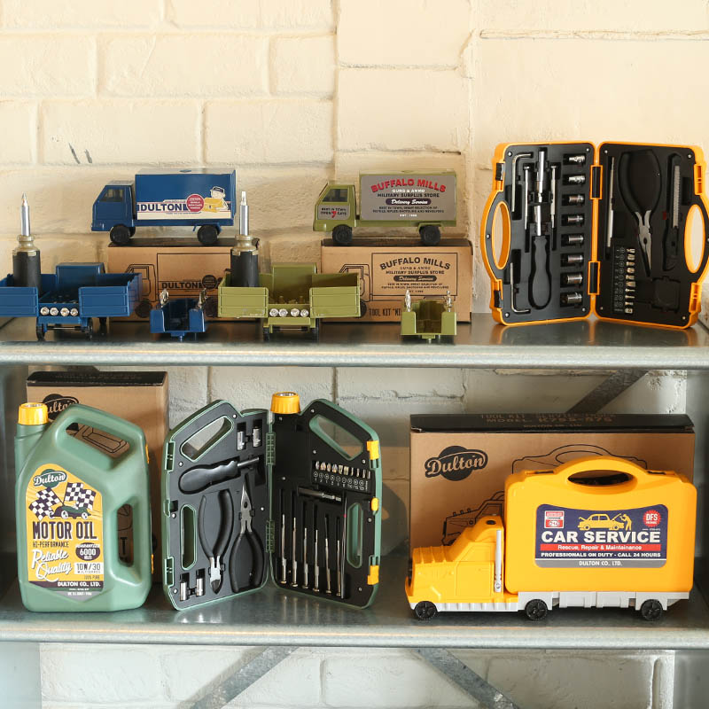 【DULTON】ダルトン TOOL KIT ツールキット カーサービス&モーターオイル 工具セット