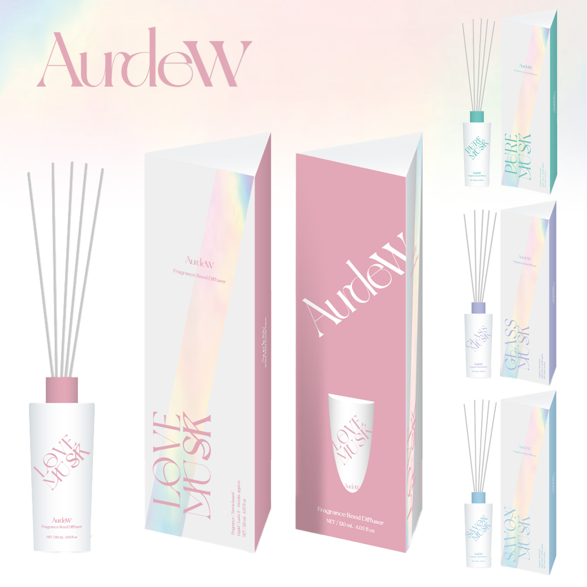 【Aurdew】オーデュー フレグランスリードディフューザー