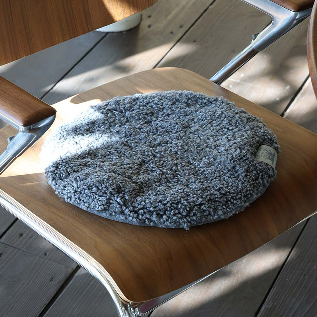 MOUTON CHAIR PAD ムートンチェアパッド ウール インテリア 椅子 クッション