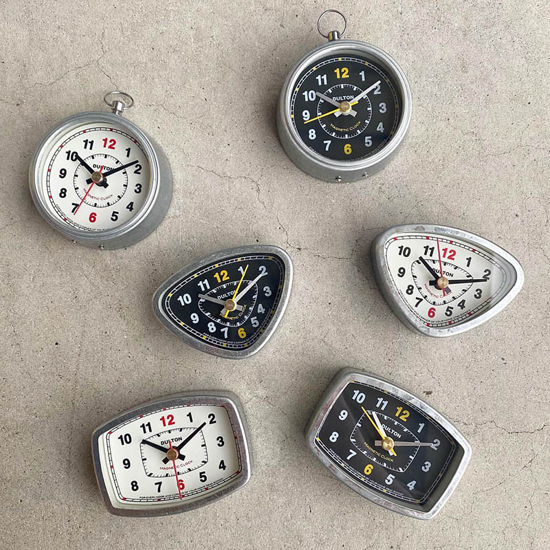 【DULTON】ダルトン MAGNETIC CLOCK マグネティッククロック 時計 磁石でくっつく インテリア