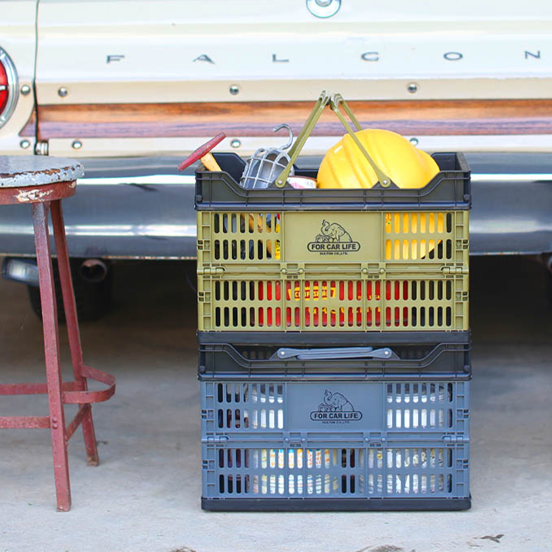 【DULTON】ダルトン FOLDING SHOPPING BASKET 折りたたみショッピングバスケット カゴ