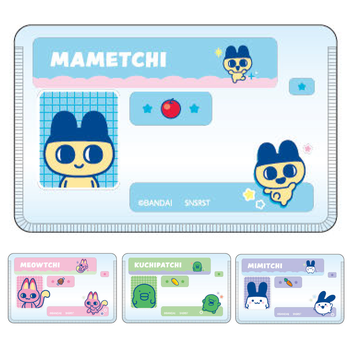《予約：12月発売、受注締切10月7日》マイナンバーカードケース たまごっち まめっち/みゃおっち/くちぱっち/みみっち