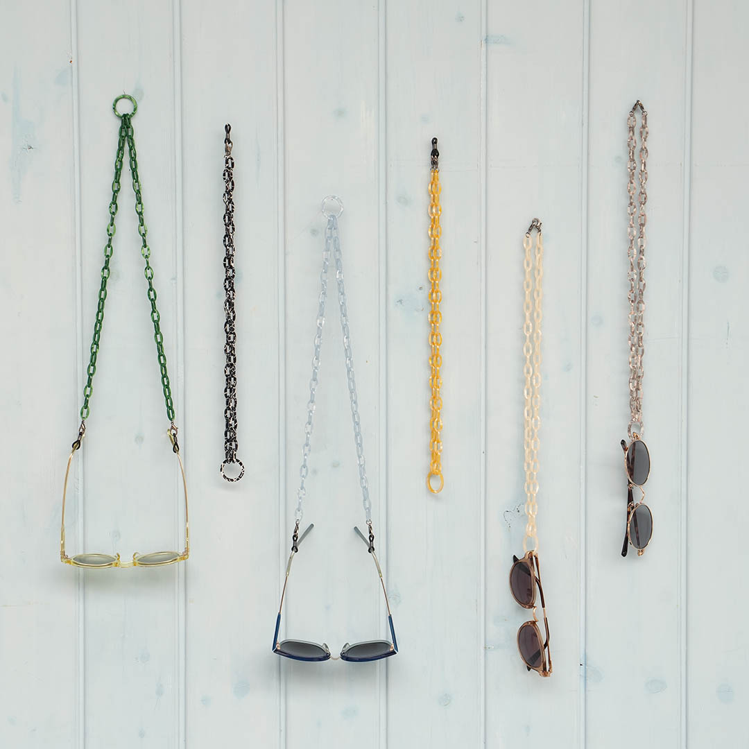 ACETATE CHAIN BACK-LOOP アセテートチェーン 眼鏡用チェーン グラスコード メガネ