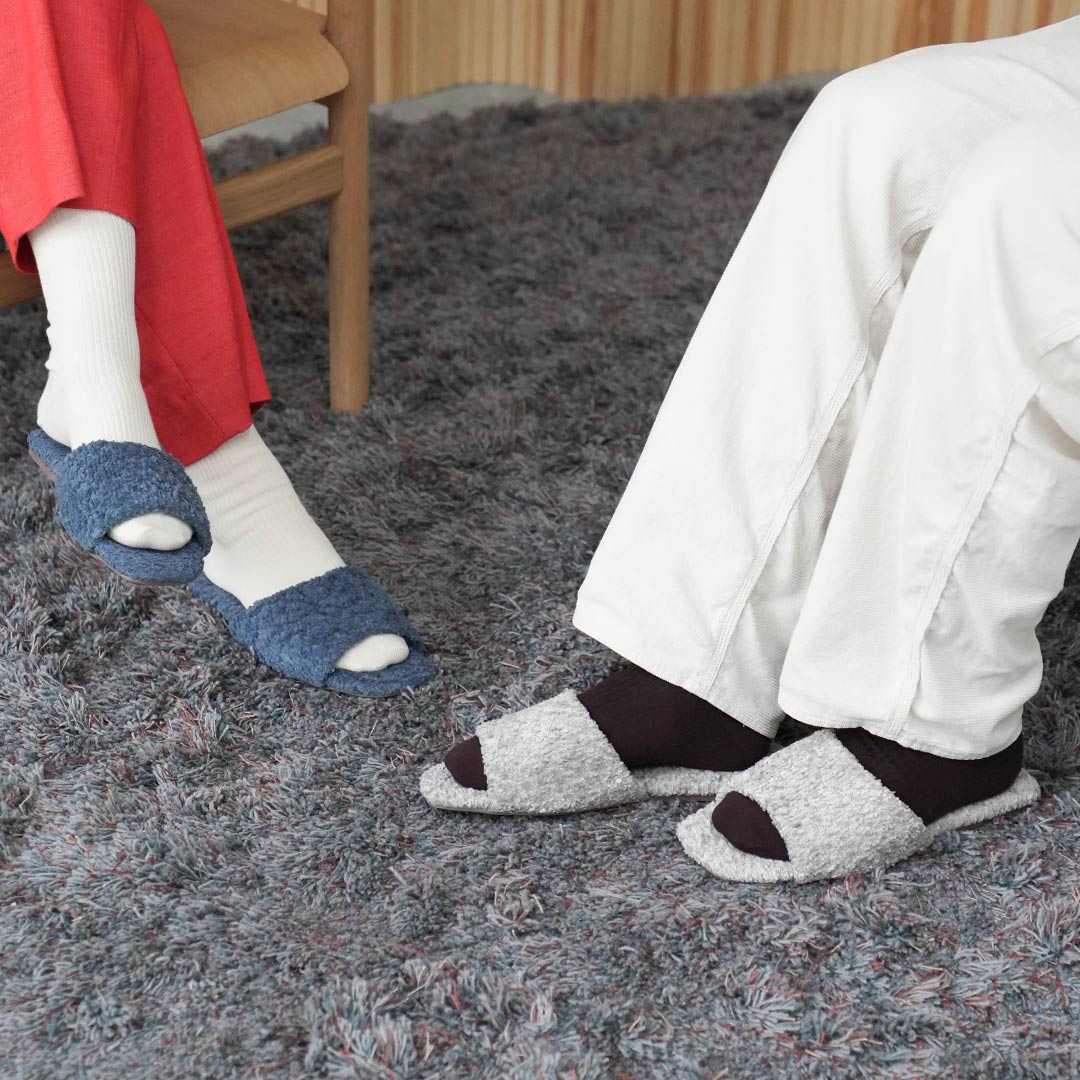 DURA-SOLE SLIPPERS CURLY デュラソール スリッパ オープントゥタイプ
