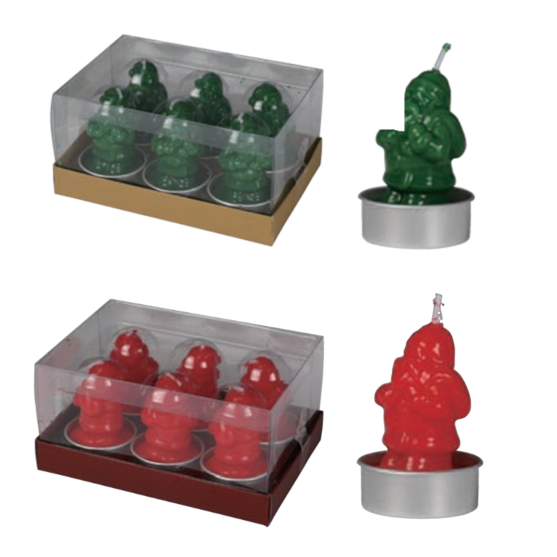 《予約：3/18(水)〆》【クリスマス】CANDLE SANTA WITH PACKSACK カップキャンドル サンタクロース