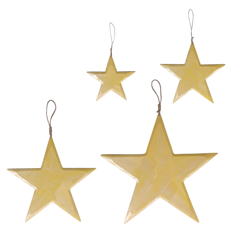 《予約：3/18(水)〆》【クリスマス】HANGING WOODEN STAR ハンギング ウッデン スター オーナメント 木製 クリスマスツリー