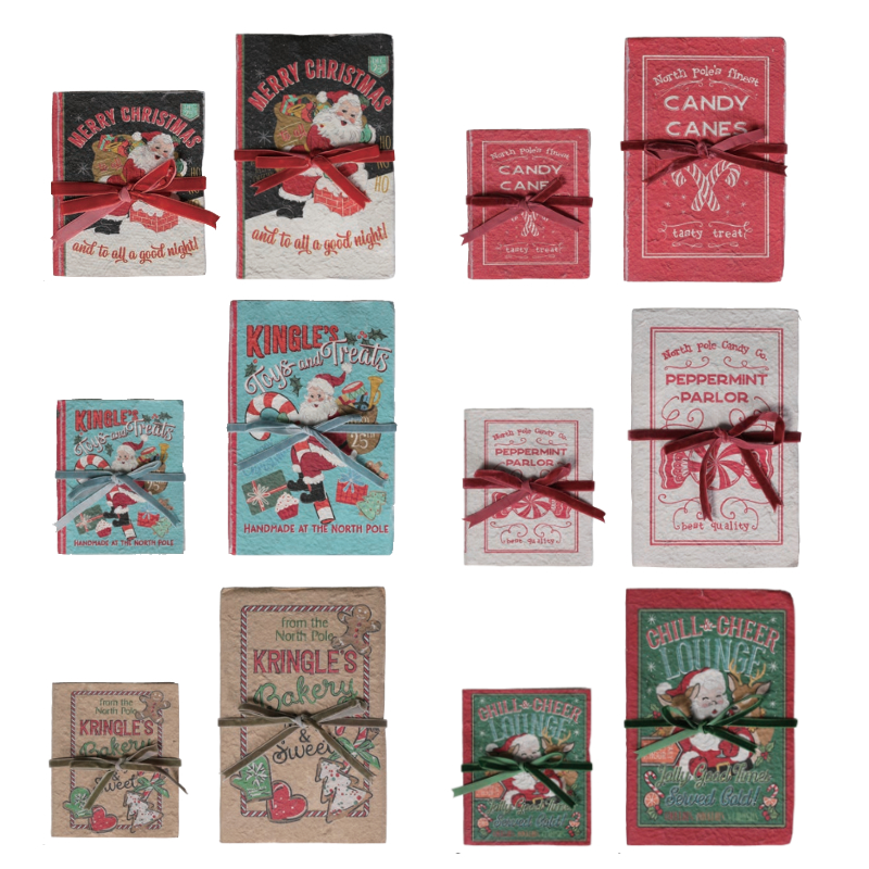 《予約：3/18(水)〆》【クリスマス】DECORATIVE NOTE デコラティブノート サンタクロース&キャンディ