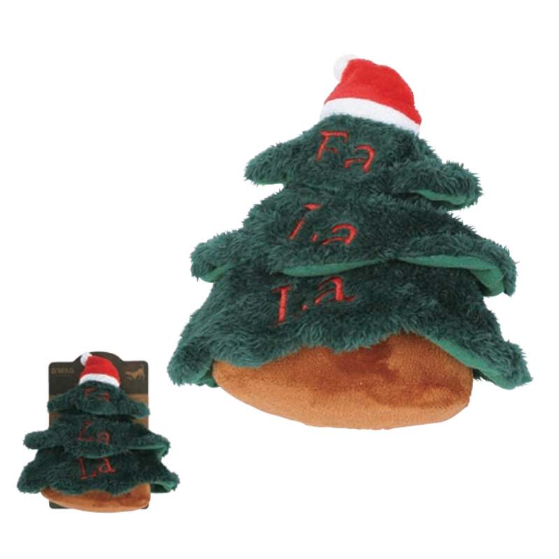 《予約：3/18(水)〆》【クリスマス】PLUSH TOY ぬいぐるみ 犬用 おもちゃ ペット クリスマスツリー