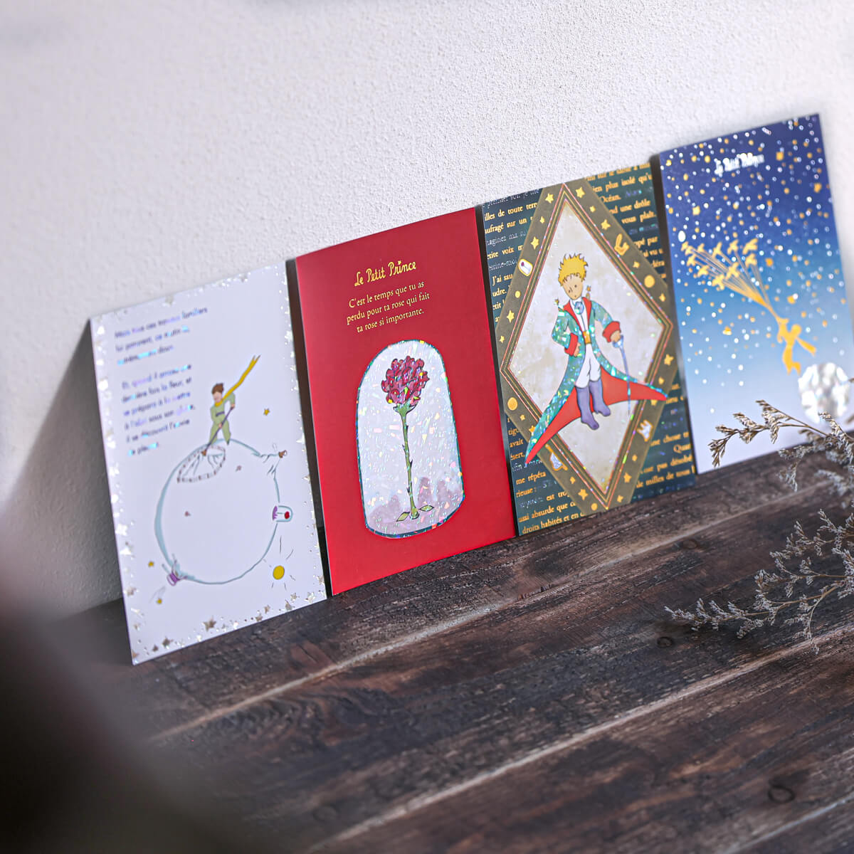【ROKKAKU×Le Petit Prince】星の王子さま ポストカード&マスキングテープ&クリアファイル&レターセット&ノート 箔押し