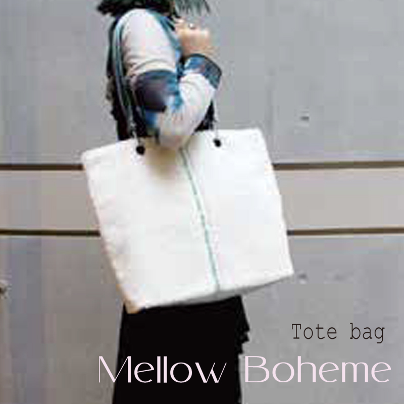 【DUAL STYLE】Mellow Boheme トートバッグ ボーホースタイル もこもこファー×刺繍&タッセル