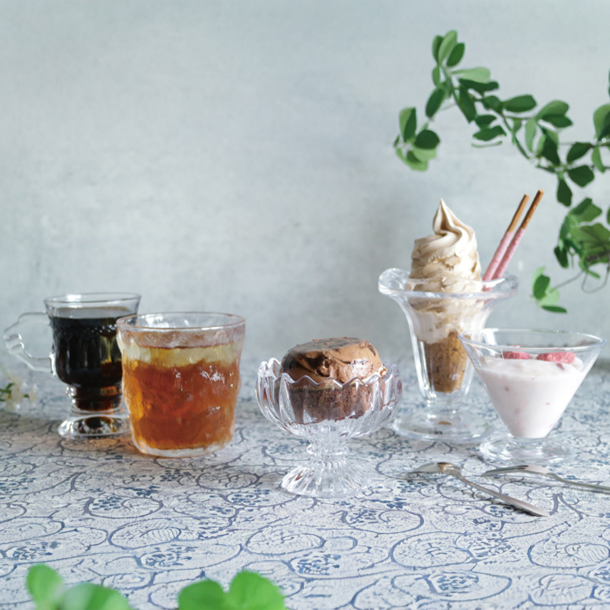 《予約：3月下旬》グラッフェ アイスクリーム カップ／パフェグラス 食器