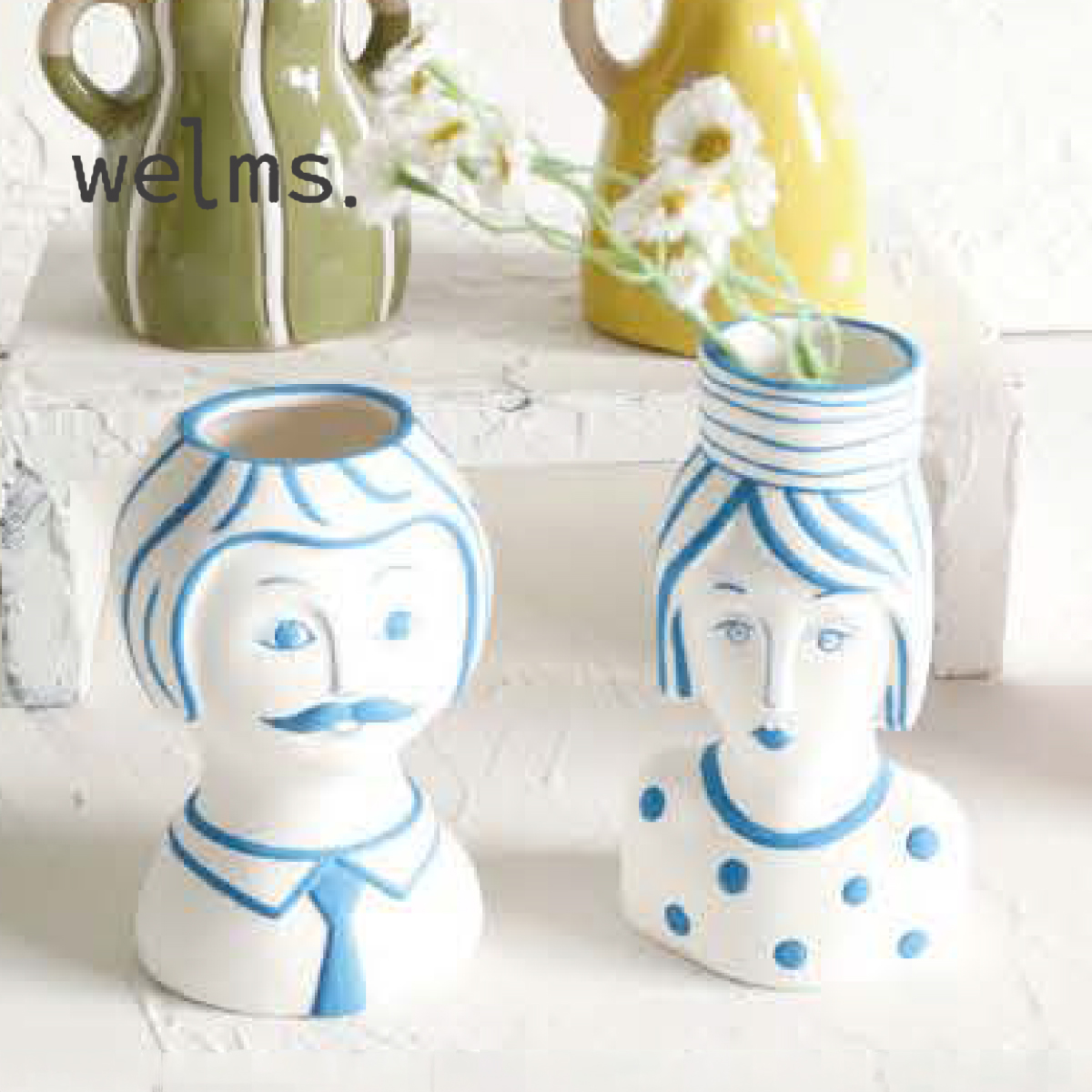 《予約：26年9月上旬以降入荷》マダム＆ムッシュ 花瓶 フラワーベース インテリア雑貨