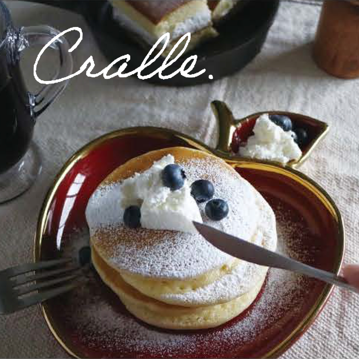 《予約：26年9月上旬以降入荷》クラッレ Cralle アップル プレート 皿