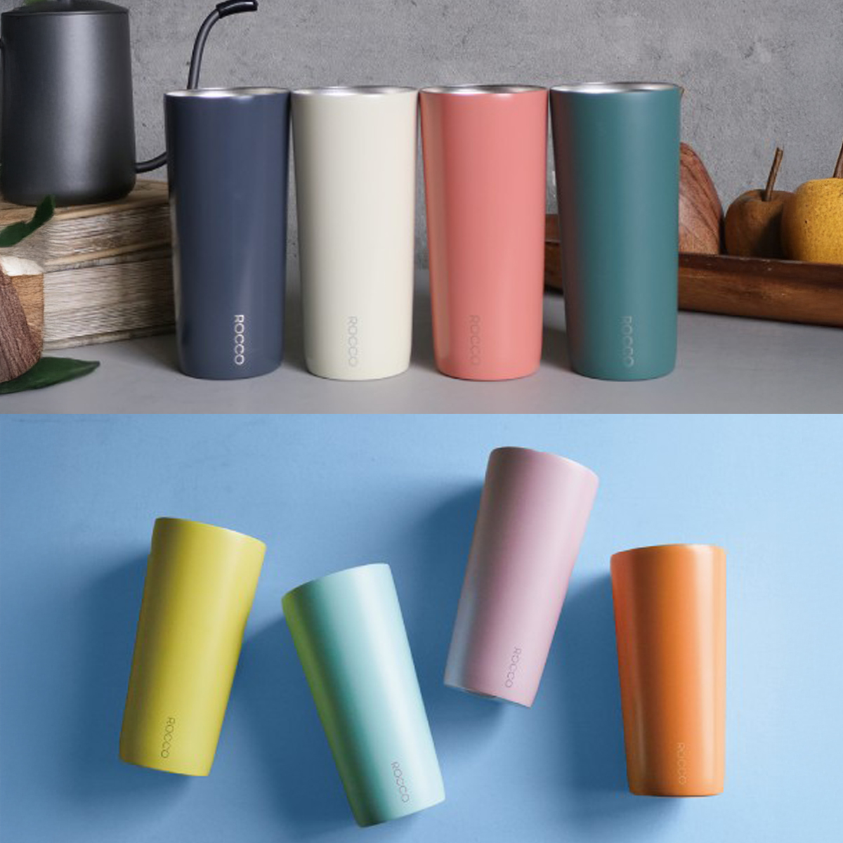 《予約：3月入荷》ロッコ ミニマル タンブラー Rocco 430mL ステンレスタンブラー 水筒