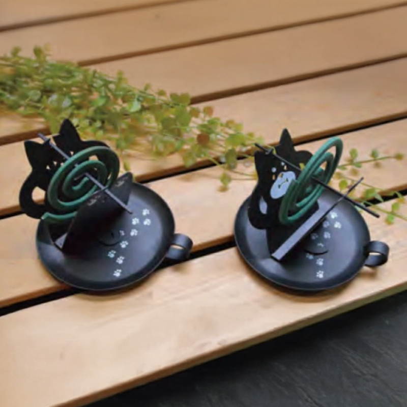 蚊取り線香ホルダー M＆Sサイズ がんばるねこ がんばるいぬ はにわ