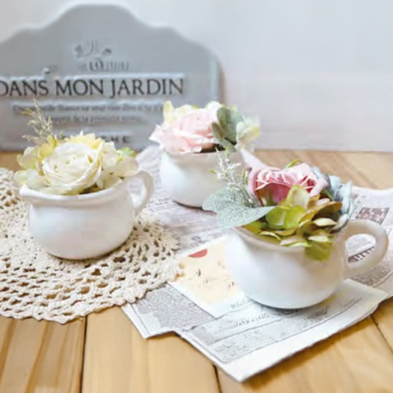 グリーンピッチャーPS ブーケ クローバー マルベリー インテリア小物