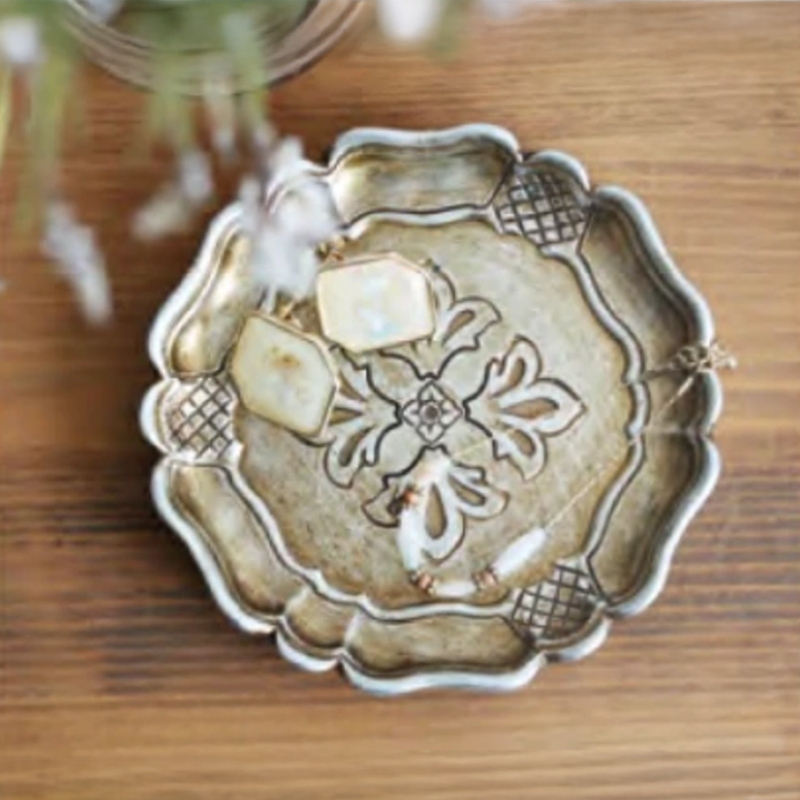 サンク レジントレイ リーフ＆ラウンド＆アクセサリー置き