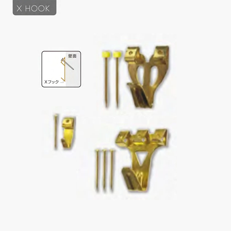 壁掛け用フック インテリア DIY Xフック