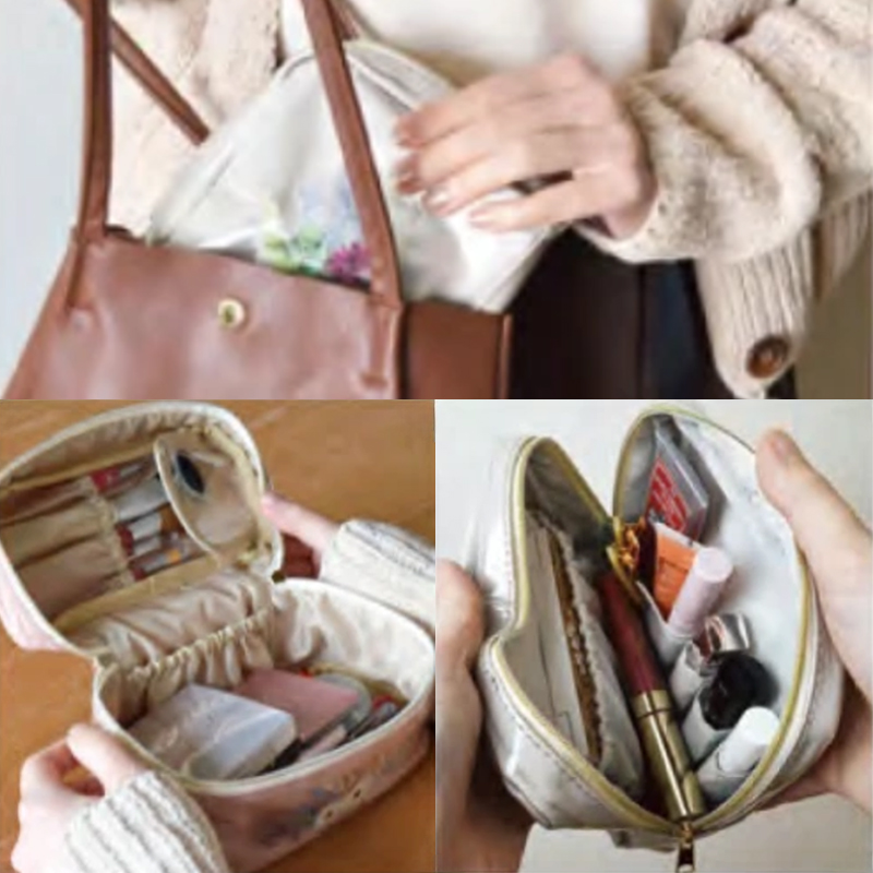 フロラ コスメポーチ バニティケース