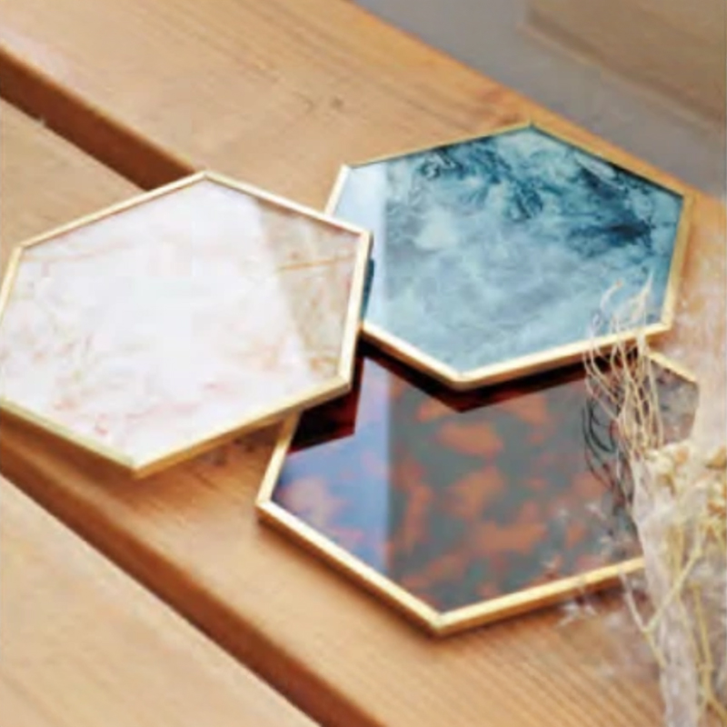 キュレット コースター ガラストレイ