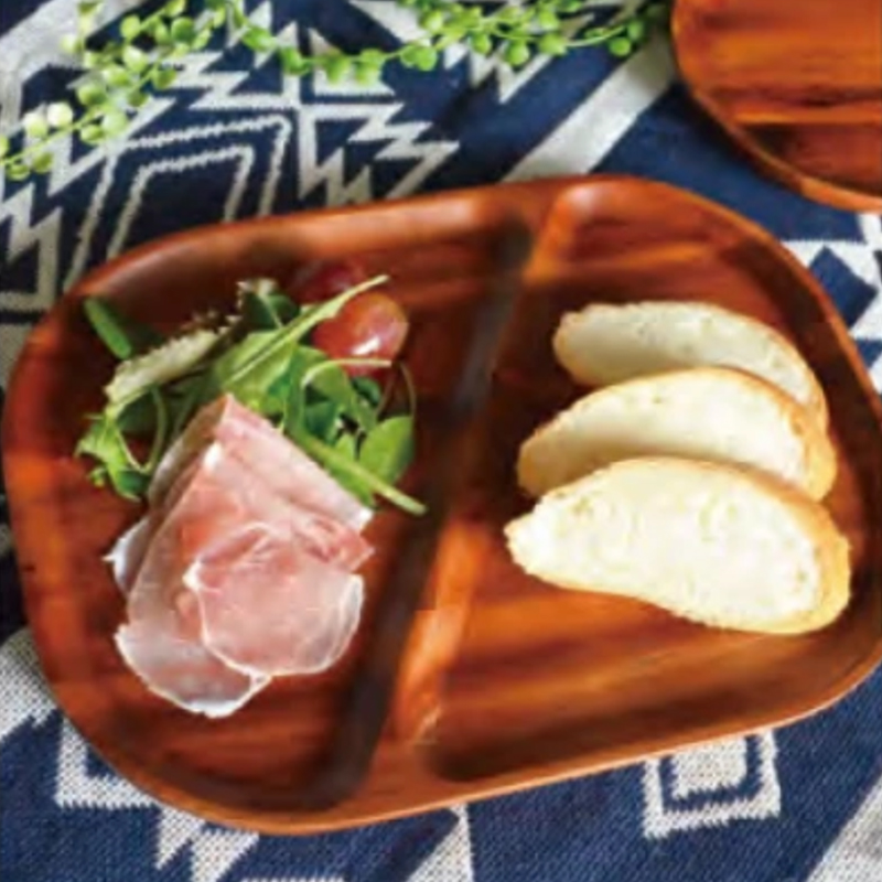 ニブルス ウッドプレート カッティングボード 皿＆まな板 木目