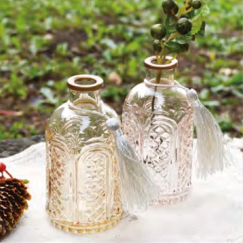 ビジューガラスポット ロマネスク ルミナ 小物入れ