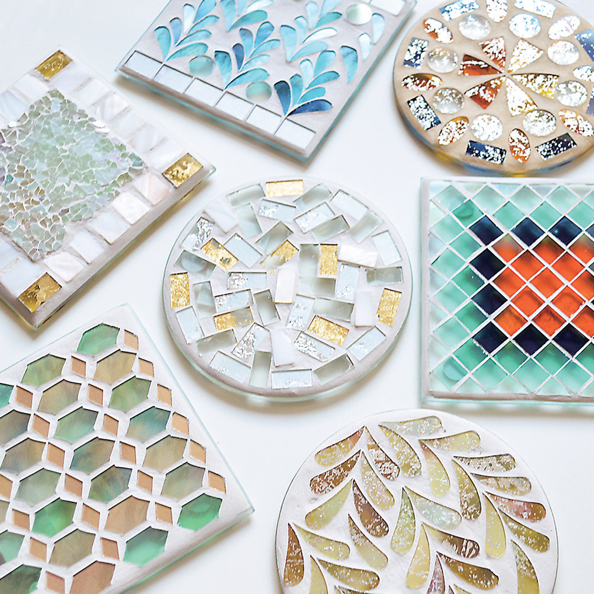 ルミエール ブリエコースター ハンドメイド ガラス製