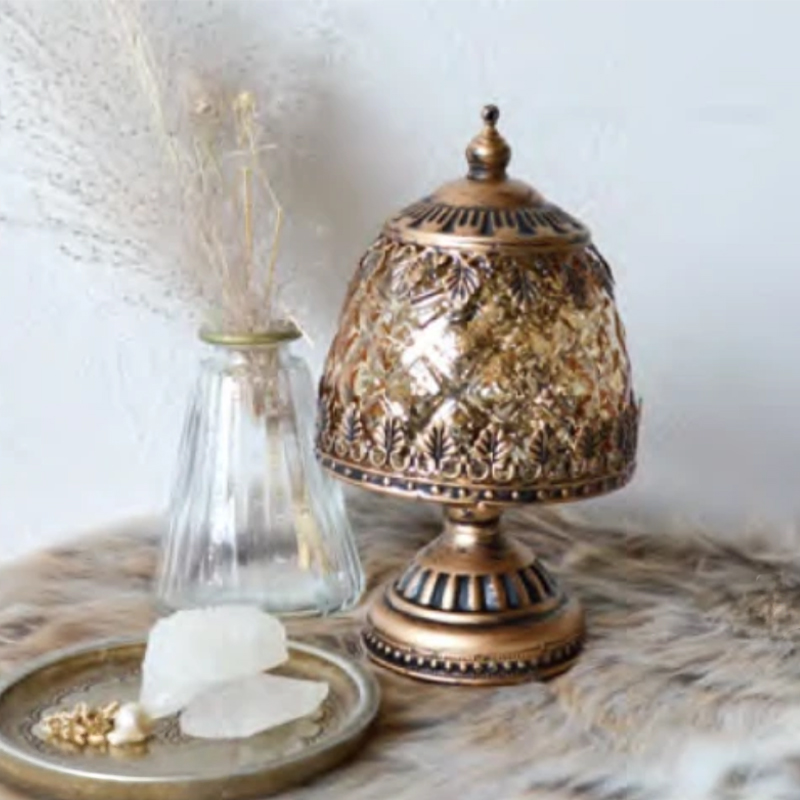 ビジュー LEDランタン 照明 レユール＆ボトル シャビーデザイン