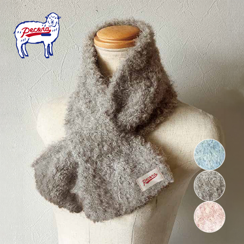 《予約:9月中旬入荷》ペコラ ショートマフラー