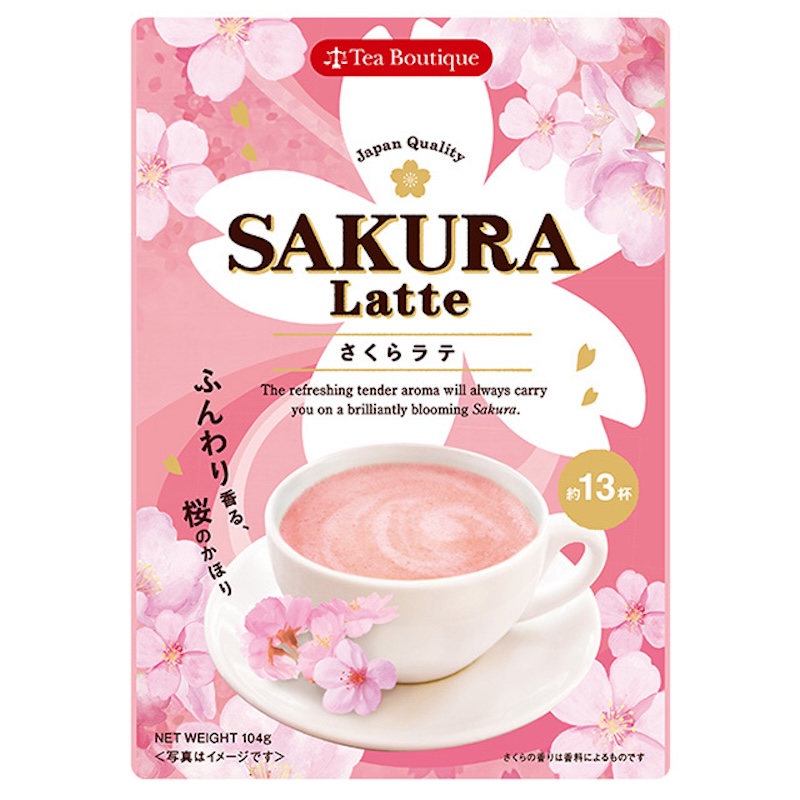【Tea Boutiqueティーブティック】インスタント さくらラテ 桜【期間限定】