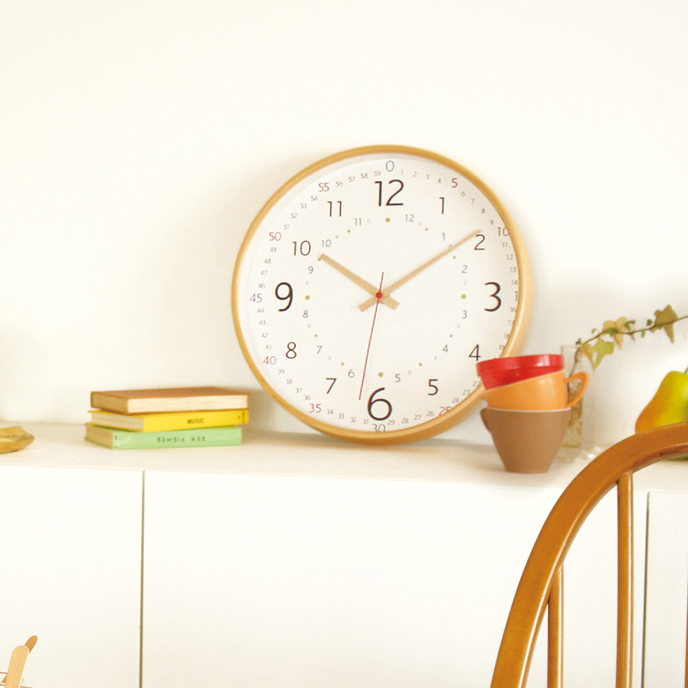 【キシマ】Kids Wall Clock Passerelle キッズ ウォールクロック パスレル 子ども用壁掛け時計 知育