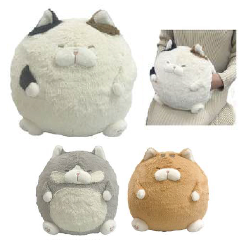 《予約：10月中旬入荷》【LIV HEART】大人気！ねこ肯定感 コロコロハンドマフ あったか