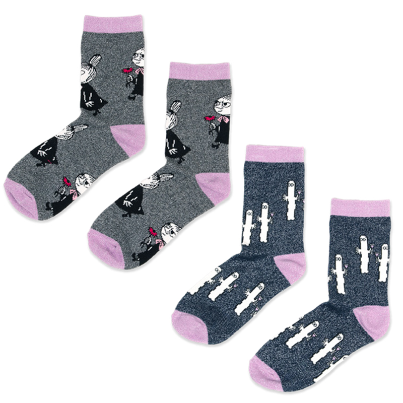 【NordicBuddies】ノルディックバディズ ムーミン グリッターソックス 靴下 MOOMIN