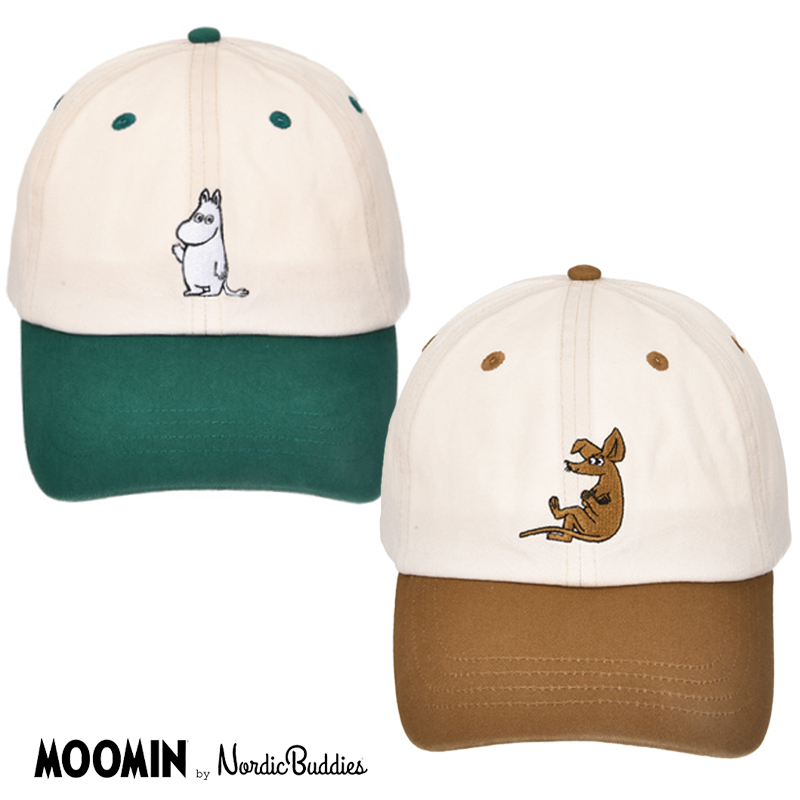 【NordicBuddies】ノルディックバディズ ムーミン ダブルカラーキャップ 帽子 MOOMIN