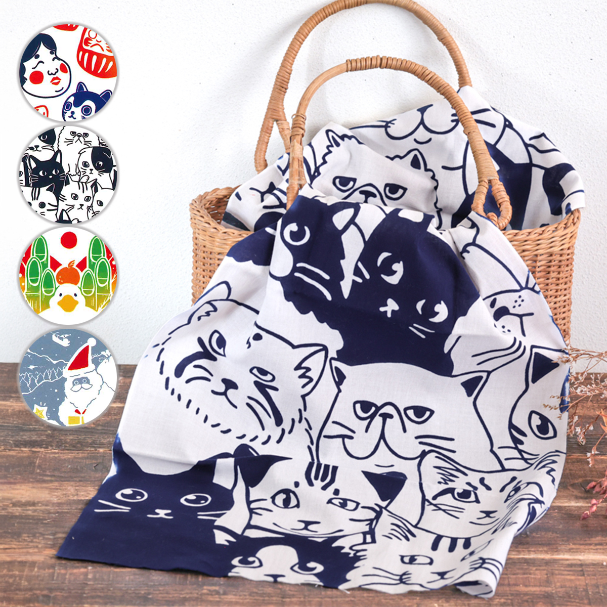 【日本製】手ぬぐい 冬模様 綿100% 和雑貨 日本のお土産