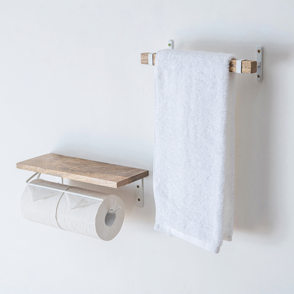 タオルハンガー トイレットペーパーホルダー
