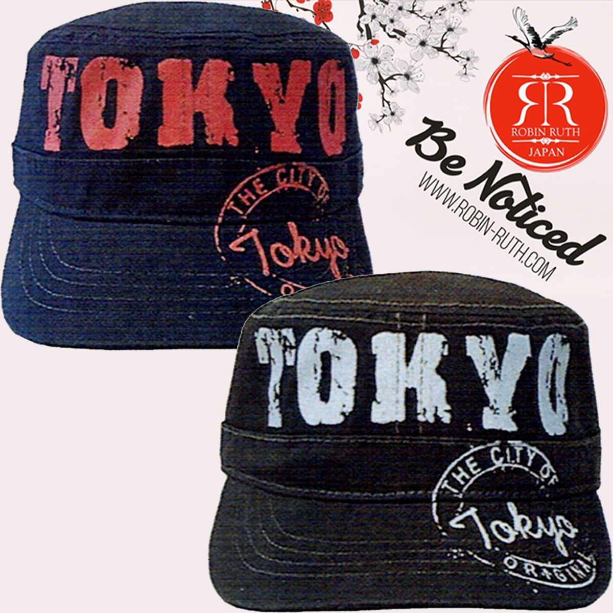 【Robin Ruth】ロビン・ルス TOKYO CAP(カストロスタンプ) 帽子 キャップ
