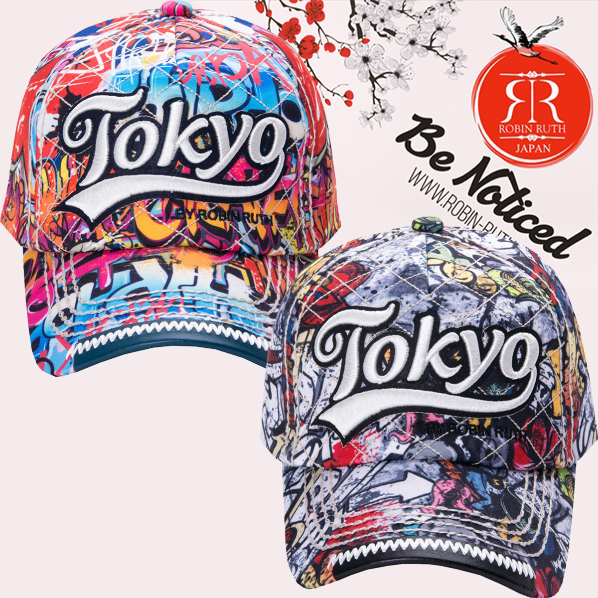 【Robin Ruth】ロビン・ルス TOKYO CAP(グラフィティ) 帽子 キャップ
