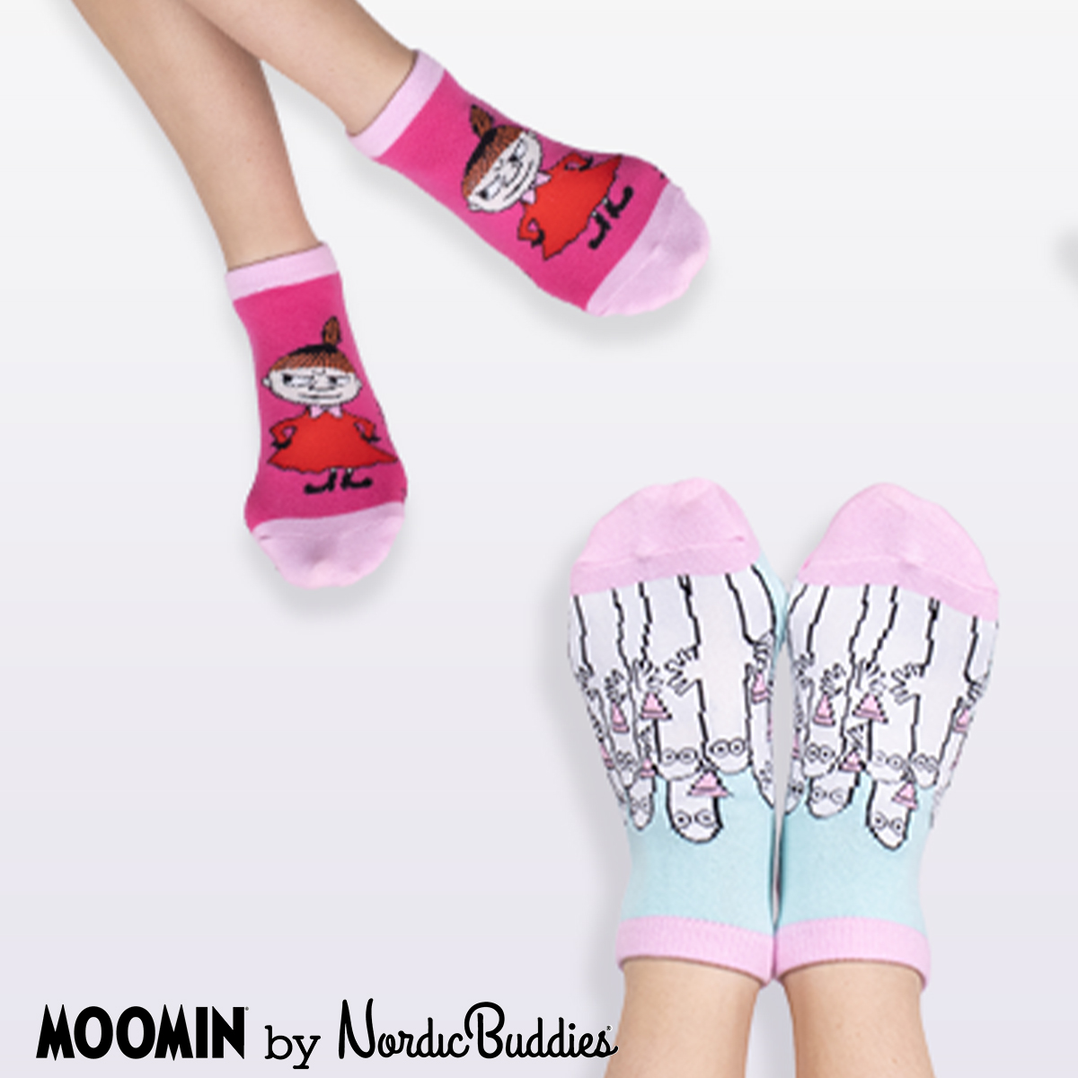 【NordicBuddies】ノルディックバディズ ムーミンシリーズ アンクル 女性用靴下 ソックス