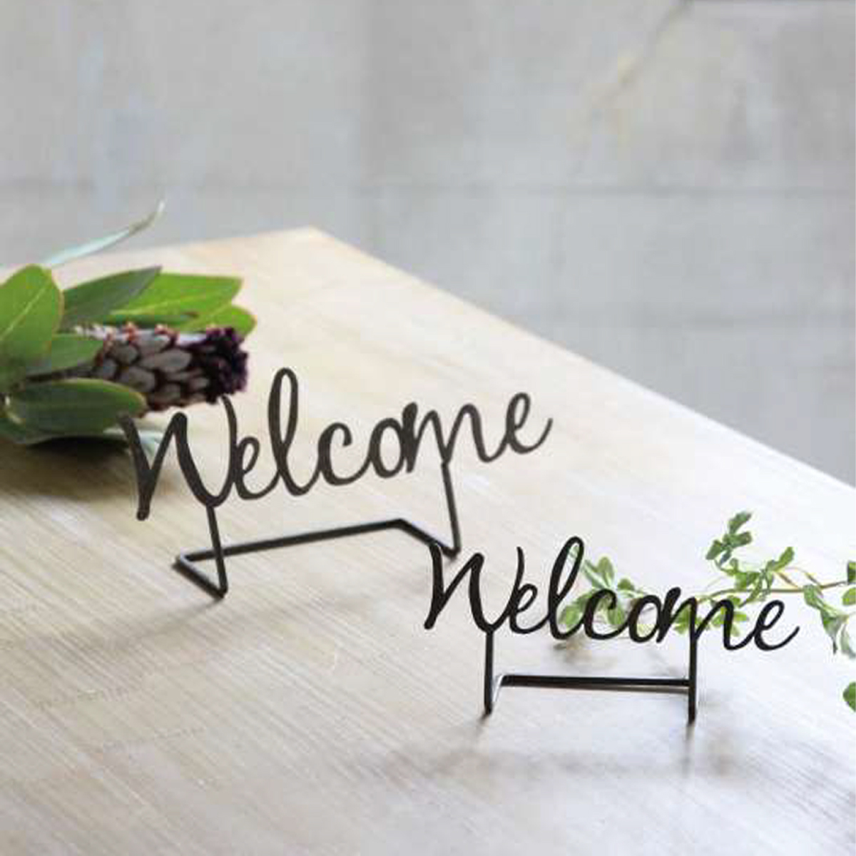 【SOW】サインデコ Welcome ウェルカムサイン 玄関 店舗用品