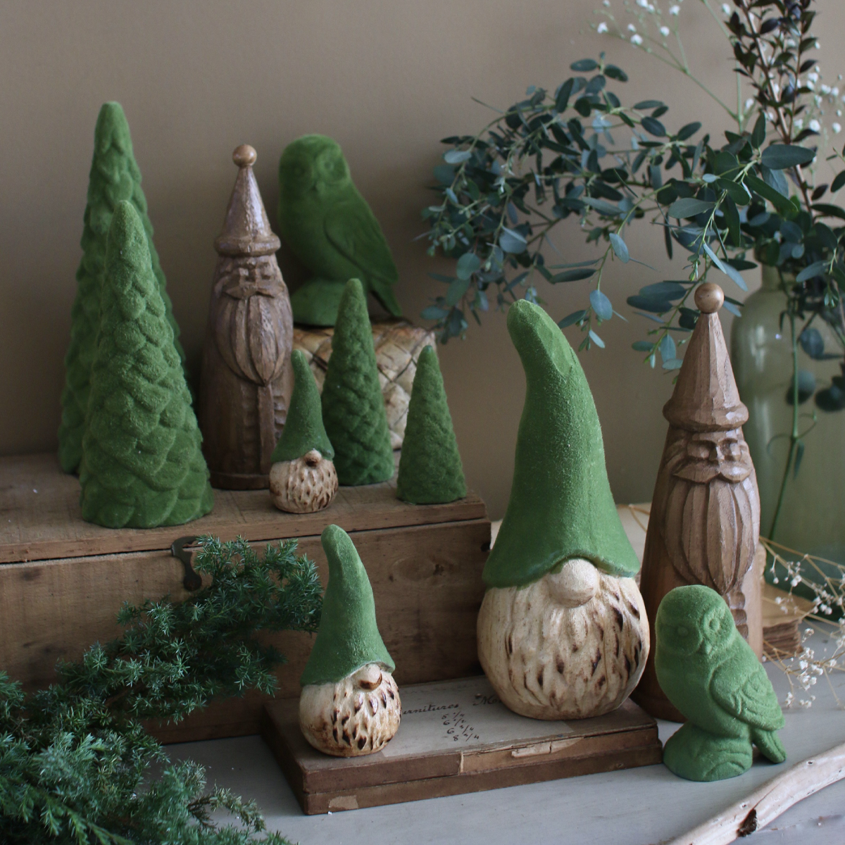 《予約：4/17（金）受注締切》【クリスマス】フォレスト ノエル サンタ オブジェ