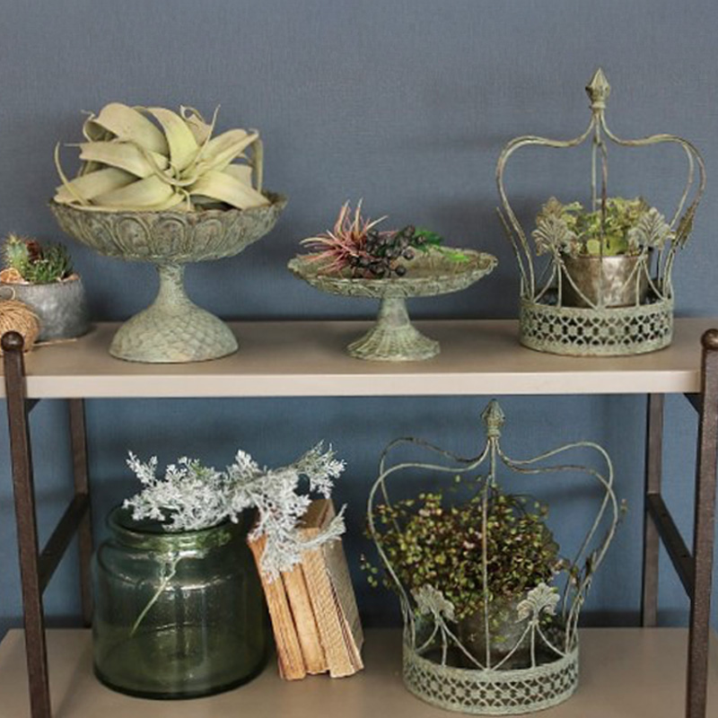 【SOW】シャビーシック トレイ/クラウンゲージ アンティーク調仕上げ