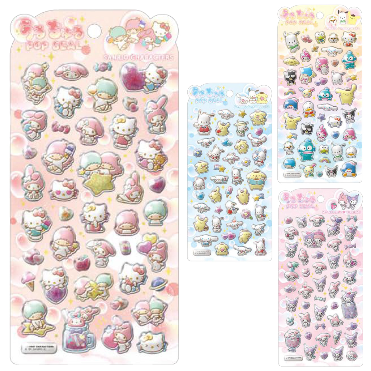 《予約:12月上旬入荷予定》【クラックス】CRUX うるちゅるPOPSEAL サンリオキャラクターズ