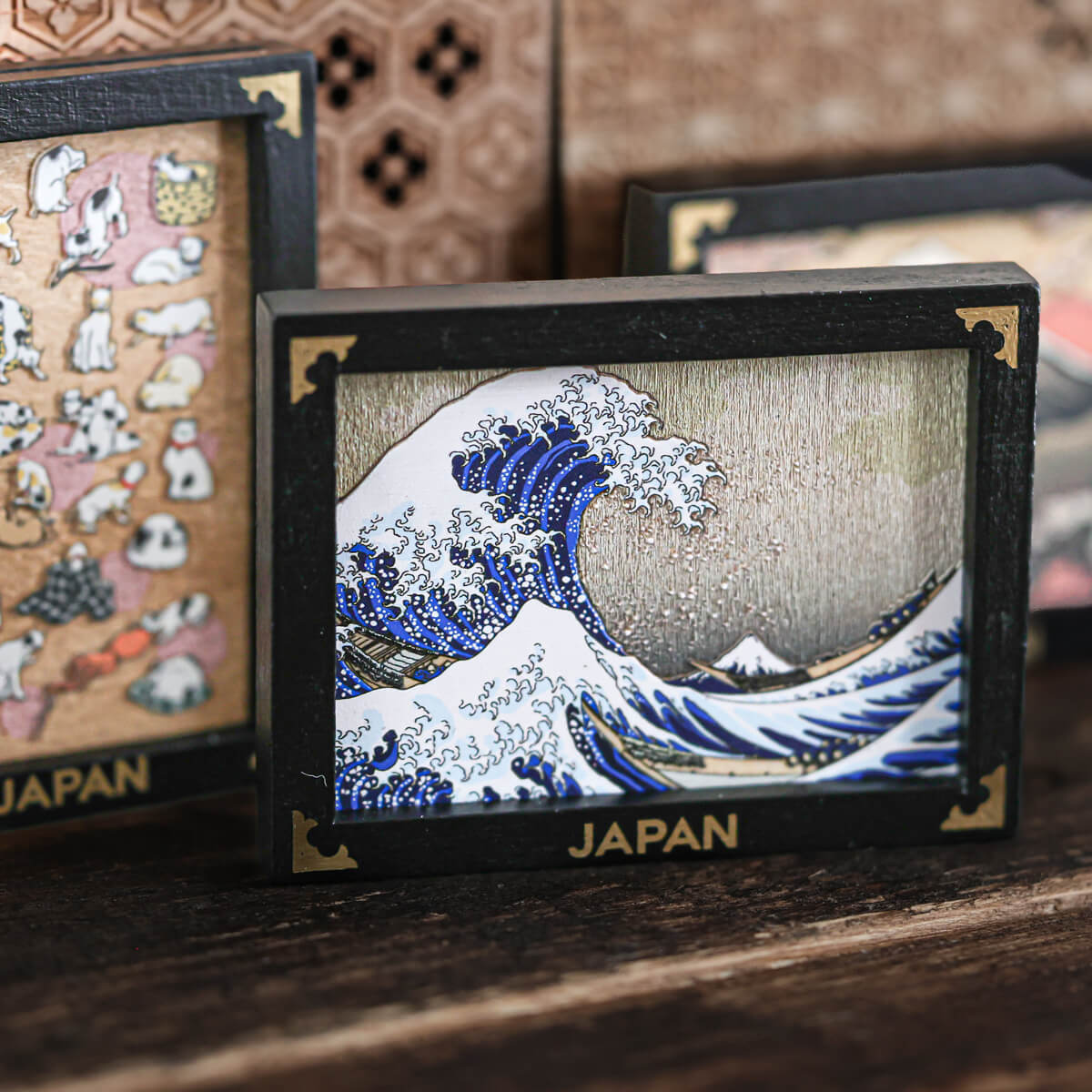 木製額縁マグネット お土産